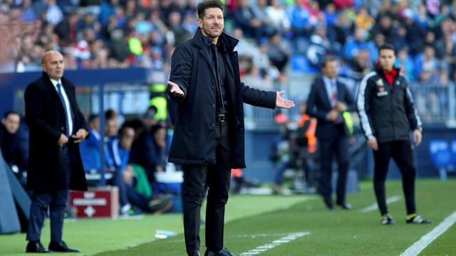 LaLiga denuncia cánticos ofensivos de aficionados del Málaga ante Atlético