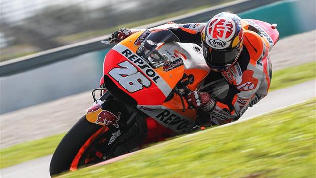 Dani Pedrosa, el más rápido en en los entrenamientos de MotoGP en Tailandia