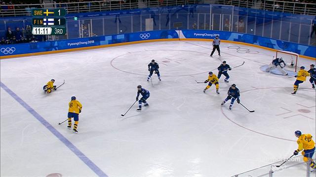 Hockey su ghiaccio: Svezia-Finlandia 3-1, gli highlights Hockey su ghiaccio: Svezia-Finlandia 3-1, gli highlights