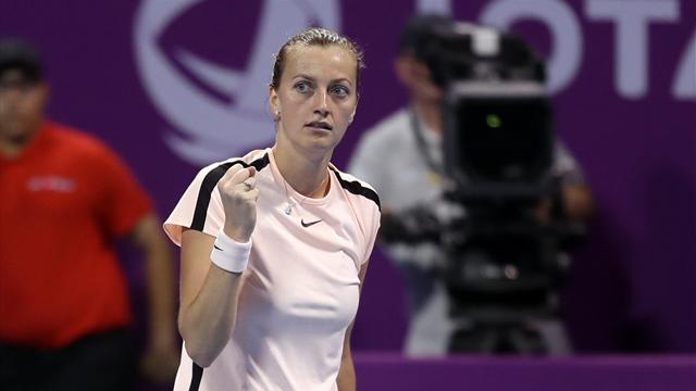 Kvitova assomme Muguruza et reste sur son nuage