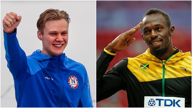Sammenlignes med Usain Bolt etter gullbragden: – Det som skiller ham fra konkurrentene