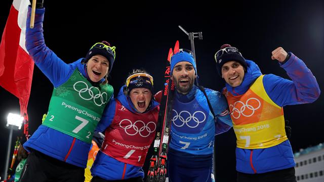 Fourcade önderliğinde Fransa'ya yeni altın