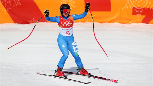 Sofia Goggia fantastica in discesa: la medaglia d'oro è sua Sofia Goggia fantastica in discesa: la medaglia d'oro è sua