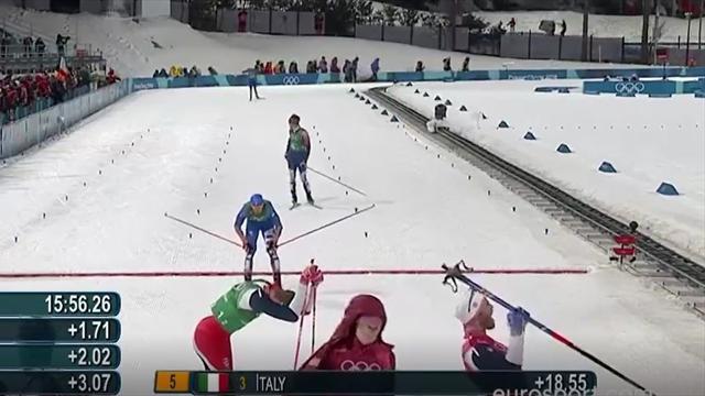 Niente medaglia per l'Italia nella Team Sprint: vince la Norvegia, Pellegrino e Noeckler solo quinti Niente medaglia per l'Italia nella Team Sprint: vince la Norvegia, Pellegrino e Noeckler solo quinti