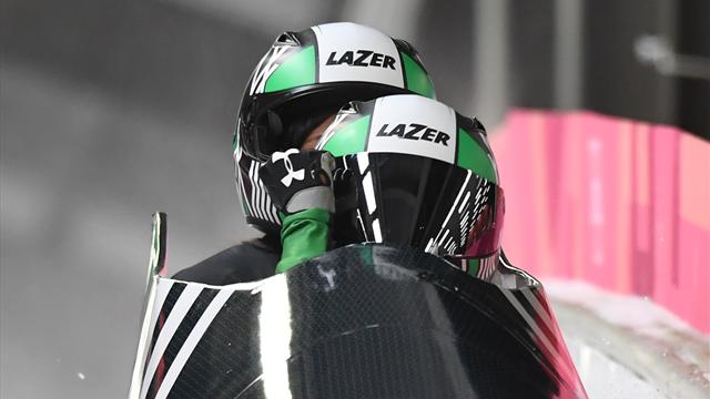 La emocionante celebración de Nigeria a pesar de quedar última en bobsleigh
