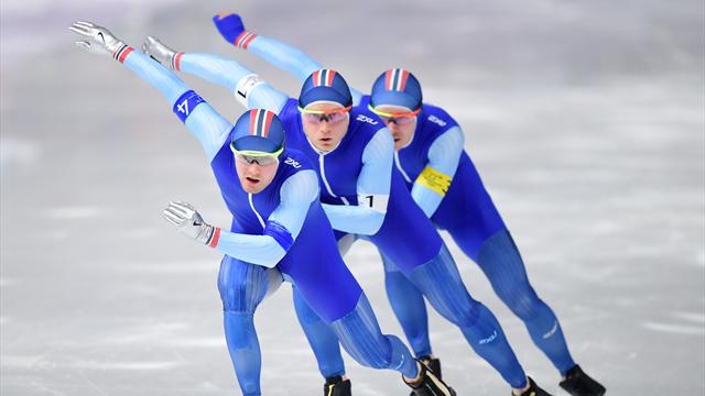 Норвегия выиграла золото в командном пасьюте, Южная Корея – с серебром
