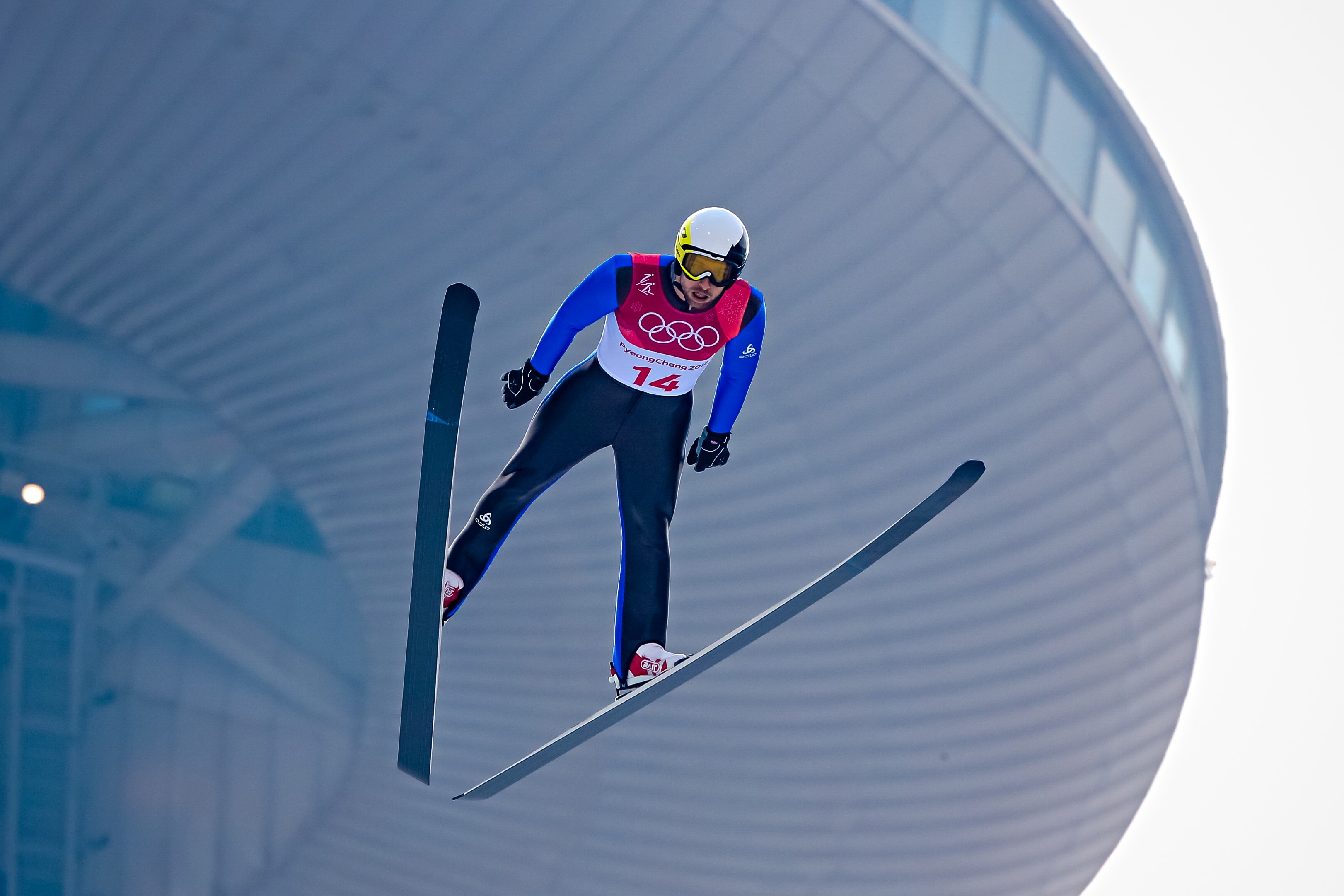 Jason Lamy-Chappuis lors des JO de Pyeongchang