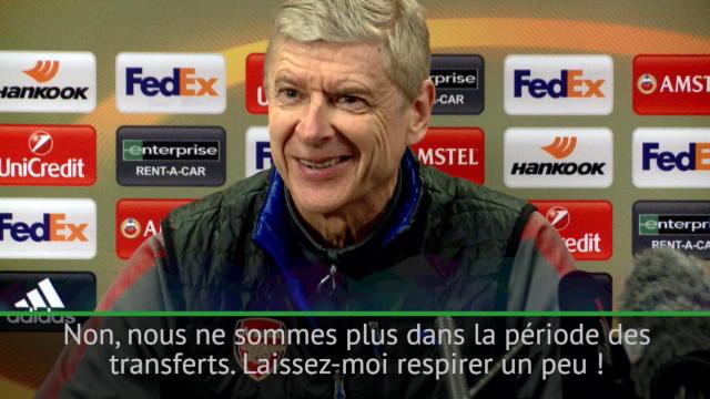Wenger : "La période des transferts est finie, laissez-moi respirer" Wenger : "La période des transferts est finie, laissez-moi respirer"