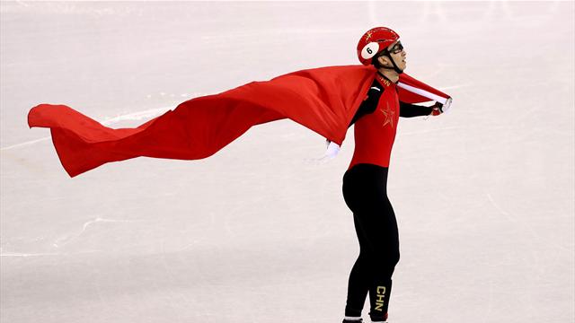 World record broken twice as Wu Dajing wins 500m short track gold