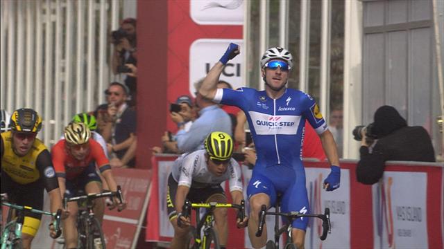 Viviani storms to victory on stage two Viviani storms to victory on stage two