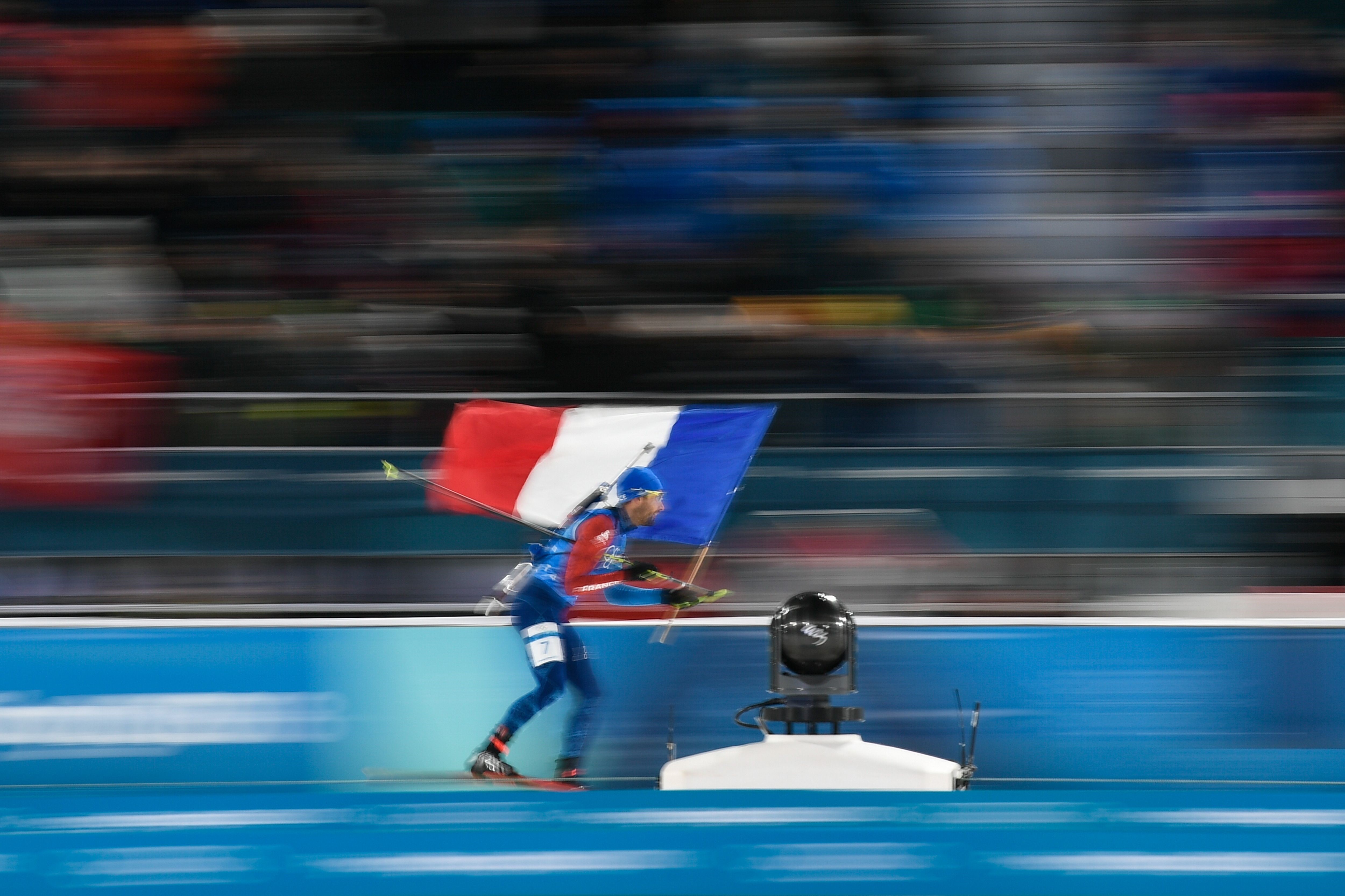 Martin Fourcade lors des JO de Pyeongchang