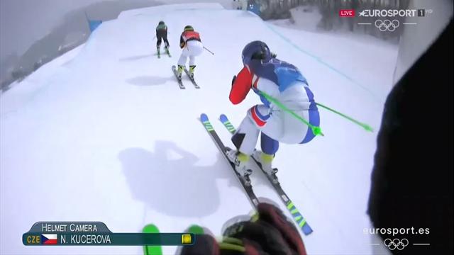 El esquí cross como nunca lo habías visto gracias a la cámara de Kucerova