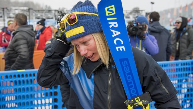 Näslund i tårar efter medaljmissen: "Inte rent spel"
