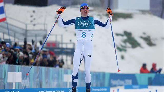Niskanen perseveres to beat Bolshunov to cross-country 50km gold