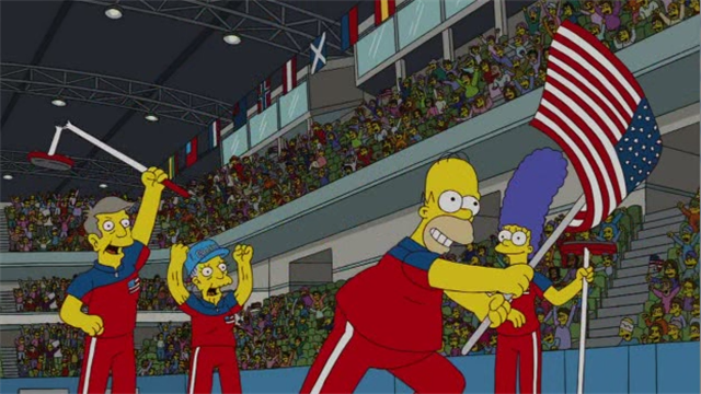 Los Simpson lo han vuelto a hacer: Predijeron el oro de Estados Unidos en curling