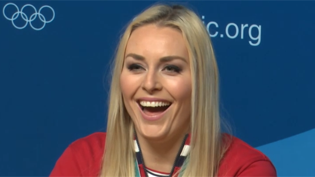 Vonn kontert vorwitzigen Reporter: "Sprechen Sie's ruhig aus"