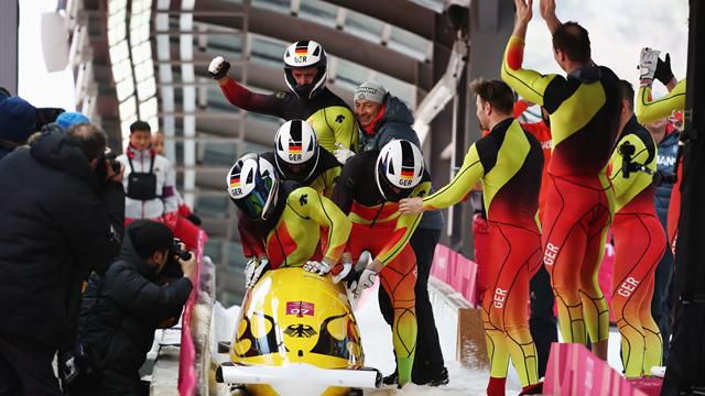 Doppietta tedesca nel bob a 4: oro e argento ex-aequo con la Corea del Sud