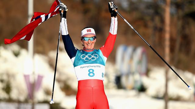 Marit Bjoergen yeni rekorlarla kapanışı yaptı