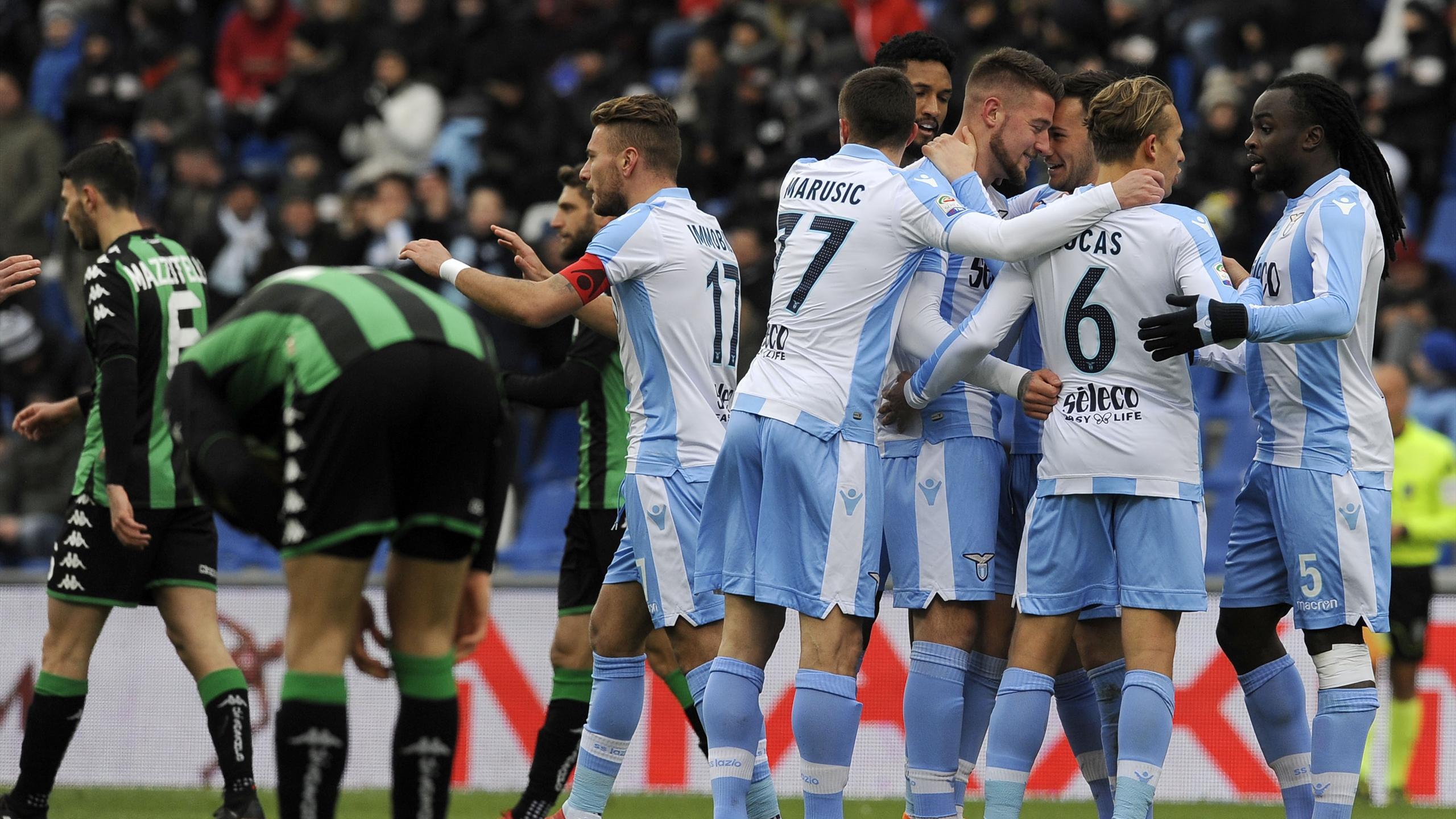 Le pagelle di Sassuolo-Lazio 0-3 - Serie A 2017-2018 - Calcio - Eurosport