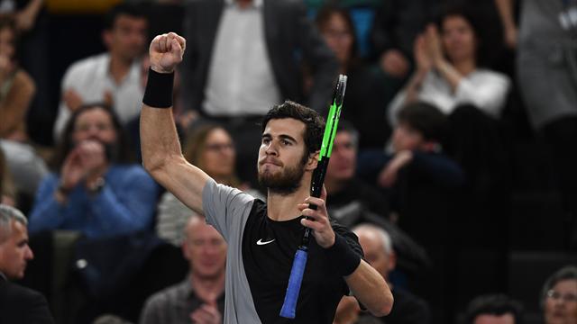 Stoppé par Khachanov, Pouille manque la passe de deux
