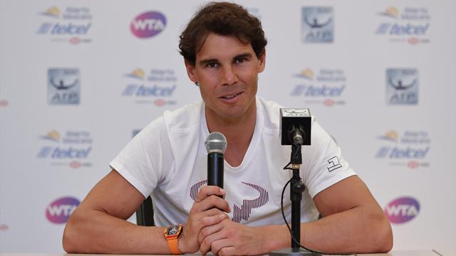 Nadal: "A estas alturas de mi carrera lo que busco es ser feliz" Nadal: "A estas alturas de mi carrera lo que busco es ser feliz"