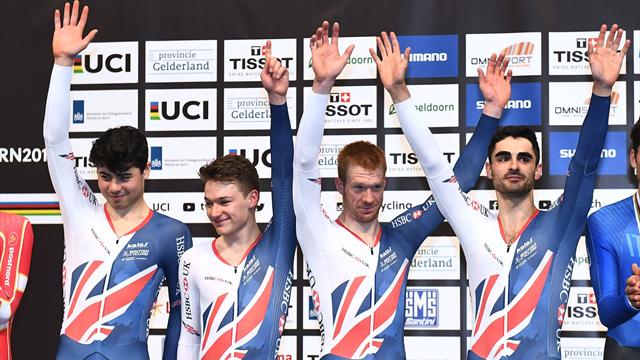 Gold for GB cyclists Ed Clancy and Charlie Tanfield