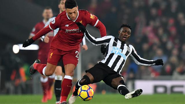 Liverpool move to second after beating Newcastle 2-0