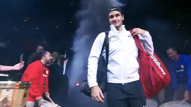 « Regarde par-là ! » : Sock a trouvé le moyen de surprendre Federer… et c’est plutôt drôle