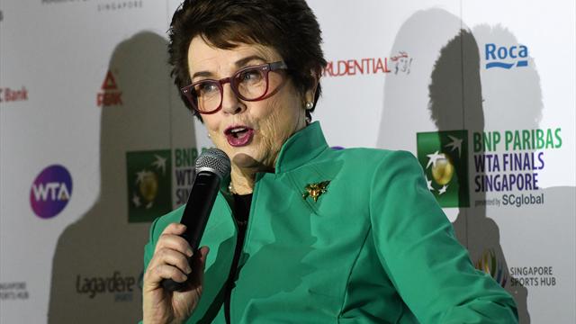 Coaching from stands is "no-brainer", says Billie Jean King