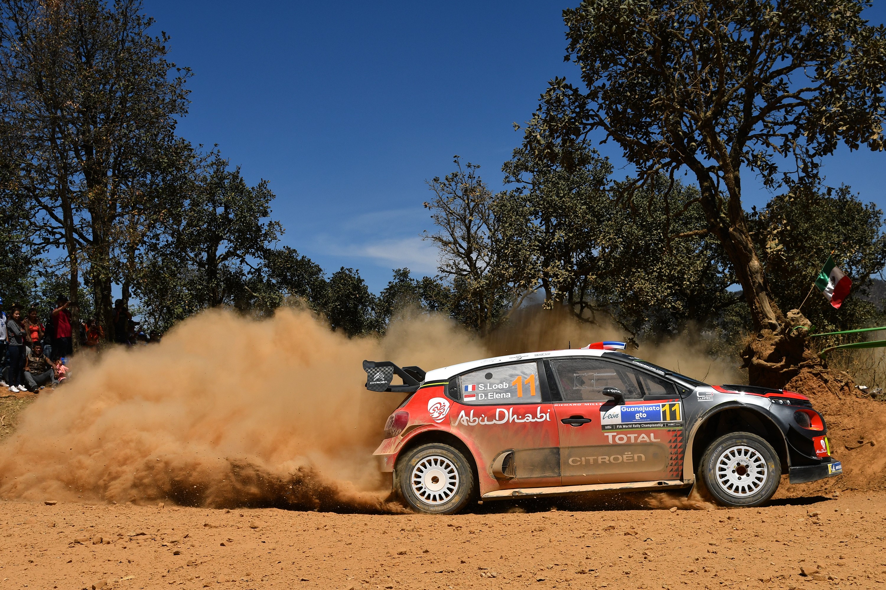 Sébastien Loeb (Citroën WRT) au Rallye Mexique 2018