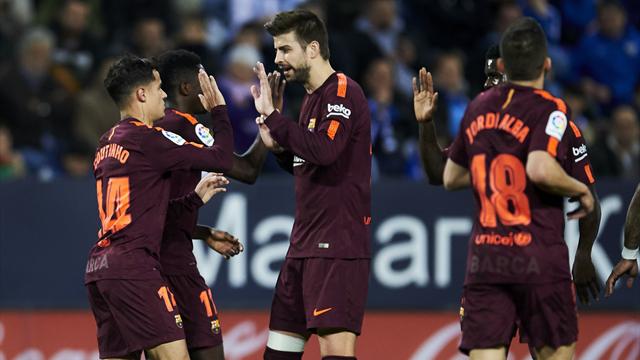 Le Barça continue sa promenade
