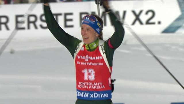 Des favorites en difficulté, Chevalier à un tir de la victoire : le résumé de la mass-start Des favorites en difficulté, Chevalier à un tir de la victoire : le résumé de la mass-start