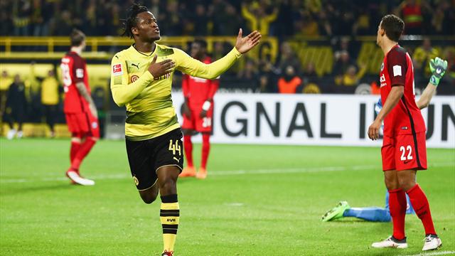 Avec un nouveau doublé, Batshuayi a sauvé le Borussia