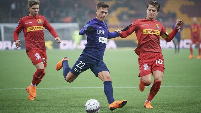 Highlights: Nordsjælland og Midtjylland deler i intenst opgør!