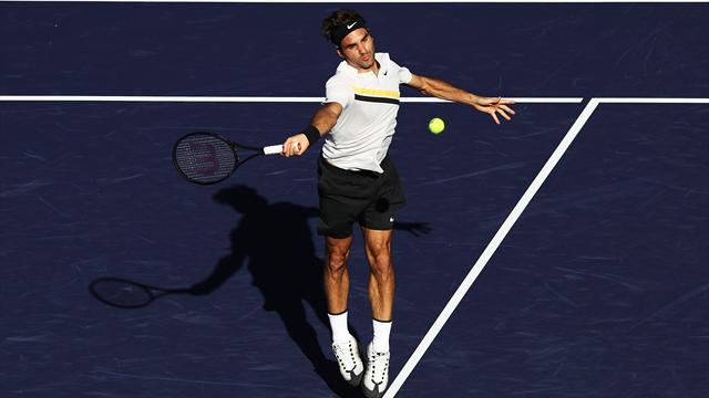Federer siegt nach Regenpause
