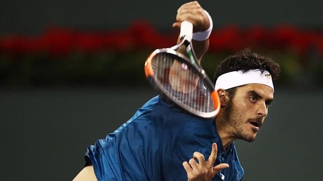 Fabbiano esce in due set per mano contro Gasquet