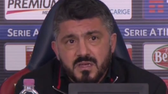 Gattuso: "Abbiamo il 30% di possibilità di passare con l'Arsenal ma ce la giocheremo" Gattuso: "Abbiamo il 30% di possibilità di passare con l'Arsenal ma ce la giocheremo"