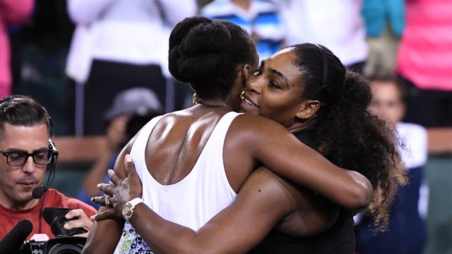 Indian Wells 2018: Venus Williams-Serena Williams: Esta vez disfrutó Venus (6-3 y 6-4)