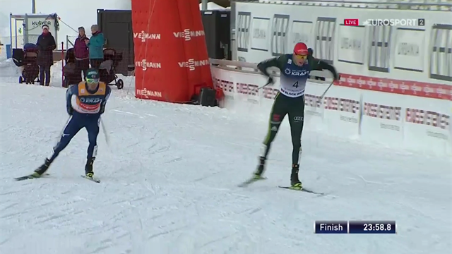 Eric Frenzel batte Watabe: terzo successo consecutivo a Trondheim Eric Frenzel batte Watabe: terzo successo consecutivo a Trondheim