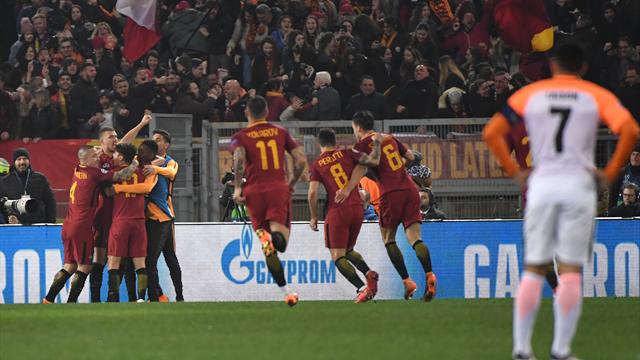 Dzeko schießt Rom ins Viertelfinale