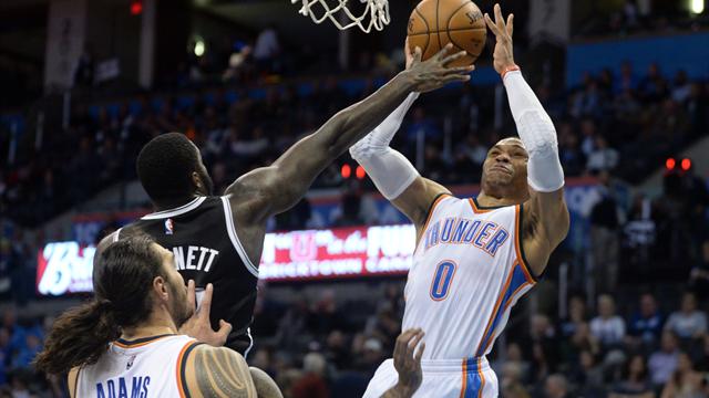 Thunder-Star Westbrook holt 100. Triple-Double seiner Karriere