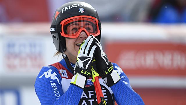 Sofia Goggia vince la Coppa di discesa libera! Lindsey Vonn battuta di soli 3 punti