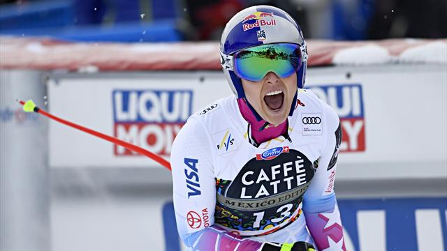 Pas de petit globe pour Vonn, mais une victoire de plus pour se rapprocher de Stenmark Pas de petit globe pour Vonn, mais une victoire de plus pour se rapprocher de Stenmark