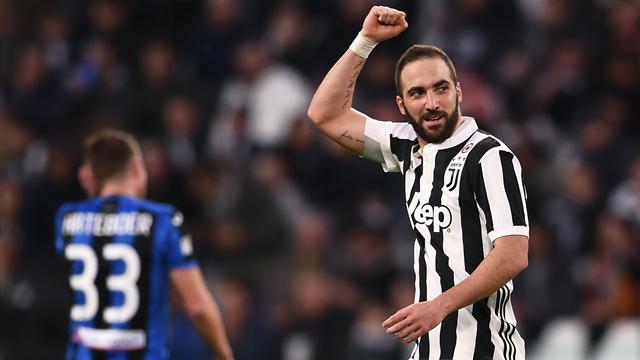 Le pagelle di Juventus-Atalanta 2-0: Higuain ispiratissimo, Mancini inesperto