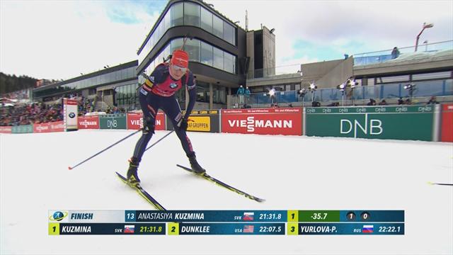 Kuzmina takes sprint victory Kuzmina takes sprint victory