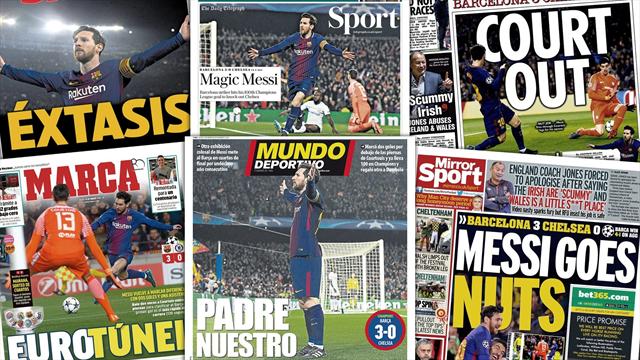 "Dieu Messi", "Notre père" : La presse européenne célèbre le nouveau récital de Messi