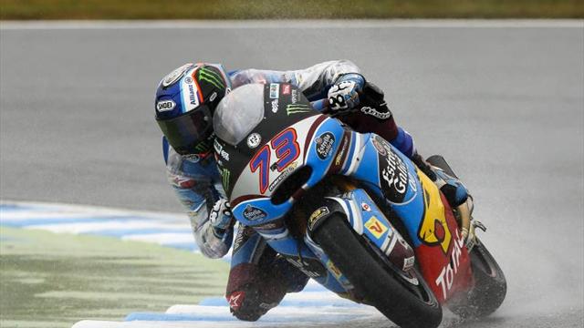 Alex Márquez líder en la primera jornada por milésimas