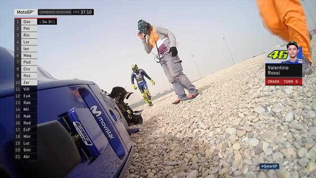 Chez les stars, Rossi se paie la première gamelle de la saison Chez les stars, Rossi se paie la première gamelle de la saison