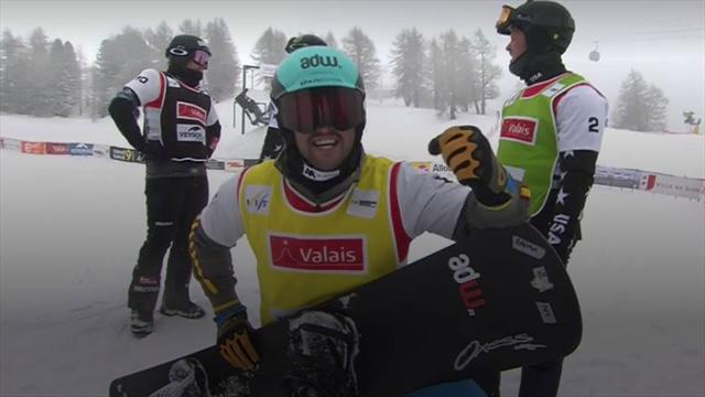 Lucas Eguibar, bronce en Veysonnaz en la Copa del Mundo de Snowboard Cross Lucas Eguibar, bronce en Veysonnaz en la Copa del Mundo de Snowboard Cross