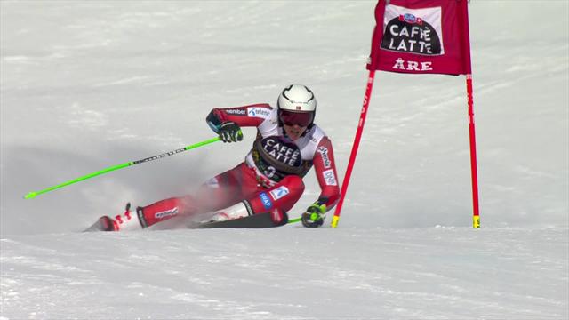 Malgré son abnégation, Kristoffersen doit encore se contenter de la 2e place Malgré son abnégation, Kristoffersen doit encore se contenter de la 2e place